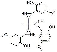 1,1,1-tris(5-methoxysalicylaldiminomethyl)ethane 结构式