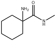 1-氨基-N-甲基-1-环己酰胺 结构式