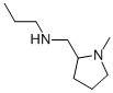 N-[(1-METHYL-2-PYRROLIDINYL)METHYL]-1-PROPANAMINE 结构式