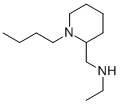 N-[(1-BUTYL-2-PIPERIDINYL)METHYL]ETHANAMINE 结构式
