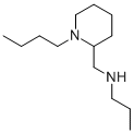 N-[(1-BUTYL-2-PIPERIDINYL)METHYL]-1-PROPANAMINE 结构式