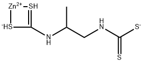 丙烯基双二硫代氨基甲酸锌聚合物 结构式