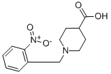 1-(2-NITRO-BENZYL)-PIPERIDINE-4-CARBOXYLIC ACID 结构式