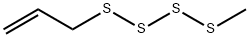 Tetrasulfide, methyl 2-propenyl 结构式