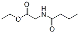 Glycine, N-(1-oxobutyl)-,ethyl ester 结构式