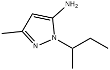 1-SEC-丁基-3-甲基-1H-吡唑-5-胺 结构式