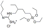 1,3-dibutyl-2-[3-(triethoxysilyl)propyl]isothiouronium chloride 结构式