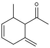 Ethanone, 1-(2-methyl-6-methylene-3-cyclohexen-1-yl)- (9CI) 结构式