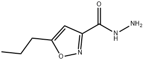 3-Isoxazolecarboxylicacid,5-propyl-,hydrazide(7CI) 结构式