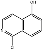 1-氯-5-羟基异喹啉 结构式