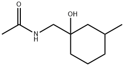 Acetamide,  N-[(1-hydroxy-3-methylcyclohexyl)methyl]- 结构式