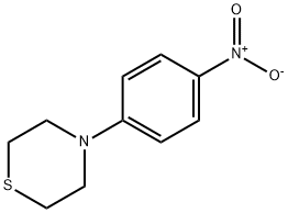 4-(4-硝基苯基)硫代吗啉 结构式