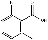 2-溴-6-甲基苯甲酸 结构式