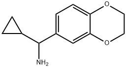 1,4-Benzodioxin-6-methanamine,  -alpha--cyclopropyl-2,3-dihydro- 结构式