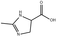2-甲基-4,5-二氢-1H-咪唑-4-羧酸 结构式