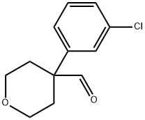 4-(3-Chlorophenyl)tetrahydropyran-4-carboxaldehyde