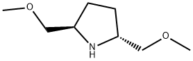 (R,R)-(-)-2,5-二(甲氧甲基)吡咯烷 结构式