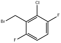 2-氯-3,6-二氟苄溴 结构式