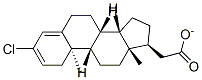 [(8R,9S,10R,13S,14S,17S)-3-chloro-10,13-dimethyl-2,7,8,9,11,12,14,15,1 6,17-decahydro-1H-cyclopenta[a]phenanthren-17-yl] acetate 结构式