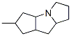 Cyclopenta[b]pyrrolizine, decahydro-2-methyl- (9CI) 结构式