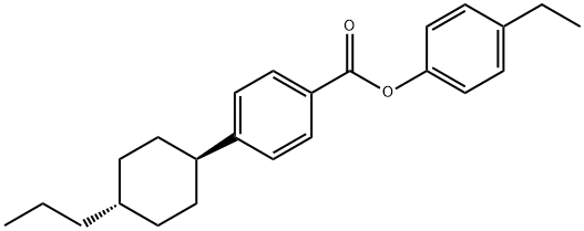 丙基环己基苯甲酸对乙基苯酚酯 结构式
