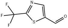 2-(三氟甲基)噻唑-5-甲醛 结构式