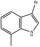 3-溴-7-甲基吲哚 结构式