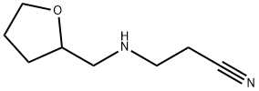 3-[(四氢呋喃-2-甲基胺基丙腈 结构式