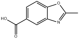 2-甲基-5-苯并噁唑羧酸 结构式