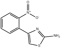 4-(2-硝基苯基)-2-噻唑胺 结构式