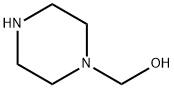 N-(HYDROXYMETHYL)PIPERAZINE 结构式