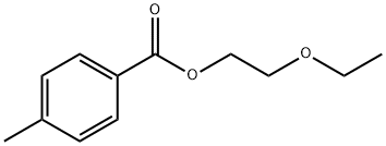 Benzoic acid, 4-Methyl-, 2-ethoxyethyl ester 结构式