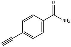 4-乙炔苯甲酰胺 结构式