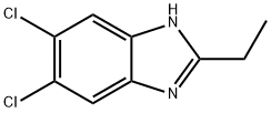 5,6-二氯-2-乙基-1H-苯并[D]咪唑 结构式