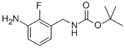 TERT-BUTYL 3-AMINO-2-FLUOROBENZYLCARBAMATE 结构式