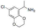 1,4-Benzodioxin-5-methanamine,  7-chloro-2,3-dihydro--alpha--methyl- 结构式