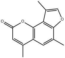4,4',6-trimethylangelicin 结构式
