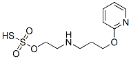 S-2-[3-[2-Pyridyloxy]propylamino]ethylthiosulfate 结构式