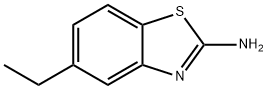 5-乙基-1,3-苯并噻唑-2-胺 结构式