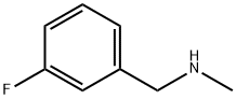 N-甲基-3-氟苄胺 结构式