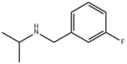 N-(3-氟苄基)-2-丙基胺 结构式