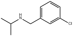 N-(3-氯苄基)异丙基胺 结构式