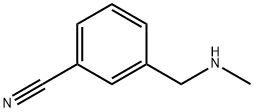 N-甲基-3-氰基苄胺 结构式