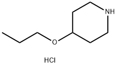 4-丙氧基哌啶,盐酸 结构式