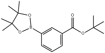 3-T-BUTOXYCARBONYLPHENYLBORONIC ACID, PINACOL ESTER 结构式