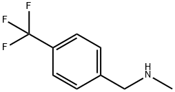 N-甲基-N-(4-三氟甲基)苄基胺 结构式