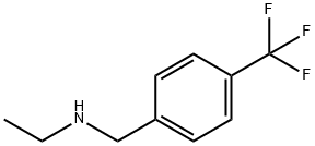 N-乙基-4-三氟甲基苄胺 结构式