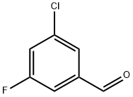 3-氯-5-氟苯甲醛 结构式