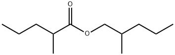 2-甲基戊酸-2-甲基戊酯 结构式