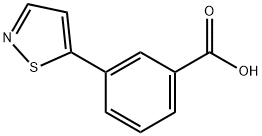 3-(异噻唑-5-基)苯甲酸 结构式